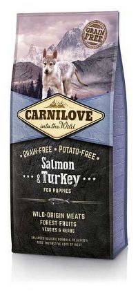 Carnilove Salm&Turk Puppies 12kg 1×12 kg, psie granule