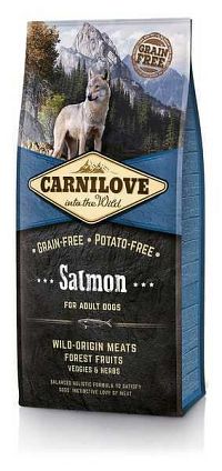 Carnilove Salmon Adult 12kg 1×12 kg, psie granule
