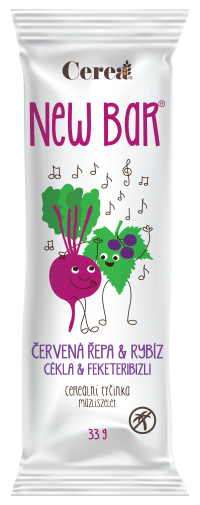 CEREA New Bar červená repa-ríbezľa