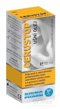 Cerustop ušný olej kvapky 10 ml