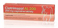 Clotrimazol AL 200 tbl vag 200 mg 1x3 ks