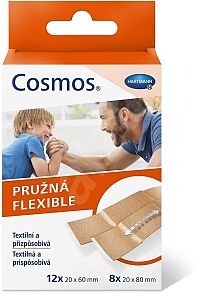 COSMOS Pružná 1×20 ks, náplasť na rany