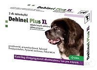 DEHINEL PLUS XL 2TBL A.U.V. 1×2 tbl, liečivo pre psov