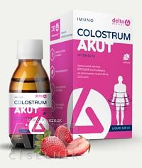 DELTA COLOSTRUM AKUT Sirup Jahoda 125 ml