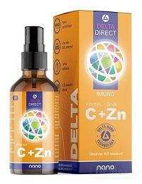 DELTA DIRECT Vitamín C + Zn 1×100 ml