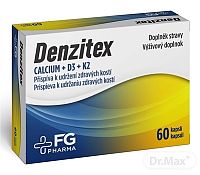 DENZITEX vápnik + D3 + K2 60 kapsúl