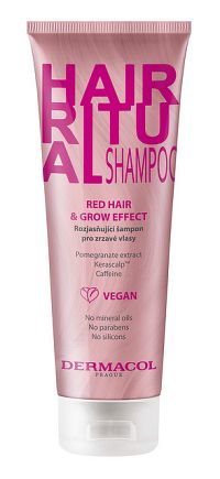 Dermacol HAIR RITUAL Šampón pre ryšavé vlasy 1×250 ml, šampón pre ryšavé vlasy