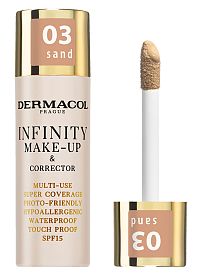 Dermacol Infinity make-up a korektor sand
