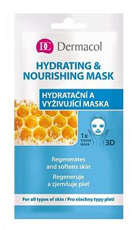 DERMACOL Textilná Hydratačná a vyživujúca maska 15 ml