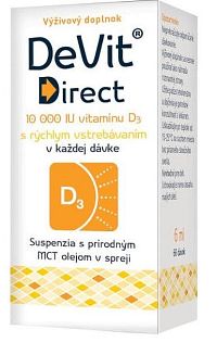 DEVIT DIRECT 10000 IU 6 ml sprej