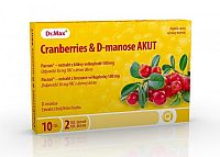Dr.Max Cranberries & D-manose AKUT 10 tbl