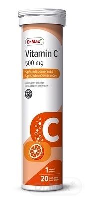 Dr.Max Vitamin C 500 mg tbl eff s príchuťou pomarančov 1x20 ks