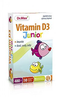 Dr.Max Vitamín D3 Junior 30 cps