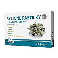 Dr.Weiss Herbalmed pastilky pri nádche 12 ks