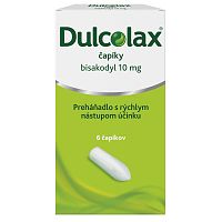 Dulcolax čapíky sup.6 x 10 mg