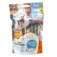 DUVO+ FISH! Točená koža z tresky pre psov 100g