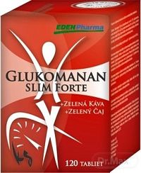 EDENPharma GLUKOMANAN Slim Forte tbl 1x120 ks