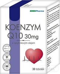 EDENPharma KOENZÝM Q10 30 mg cps (s rakytník. olejom) 1x30 ks