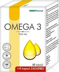 EDENPharma OMEGA 3 cps 60 +10 (70 ks)