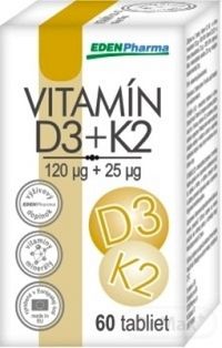 EdenPharma Vitamín D3 + K2 60 tabliet