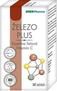 EDENPharma ŽELEZO PLUS tbl 1x30 ks