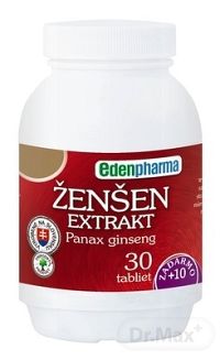 EdenPharma ŽENŠEN extrakt 1×40 tbl