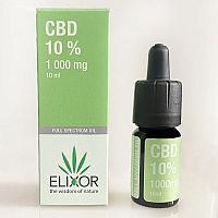 Elixor CBD olej 10% 1×10 ml, olej