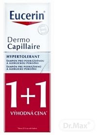 Eucerin DermoCapillaire Hypertolerantný šampón na citlivú a alergickú pokožku 2 x 250 ml darčeková sada