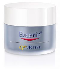 Eucerin Q10 ACTIVE nočný krém proti vráskam regeneračný na citlivú pokožku, 50 ml
