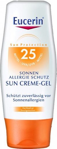 Eucerin SUN ALLERGY PROTECT SPF 25 ochranný krémový gél na opaľovanie proti alergii na slnko 1x150 ml