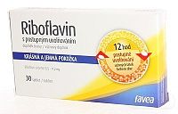 FAVEA RIBOFLAVIN tbl 1x30 ks