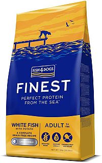 Fish4Dogs Finest White Fish Adult 12 kg