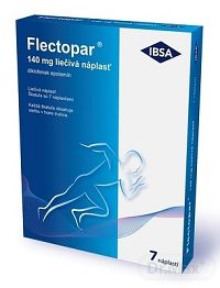 Flectopar liečivá náplasť emp med 1x7 ks