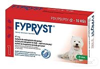 FYPRYST PSY 2-10 KG 1×67 mg, liečivo pre psy