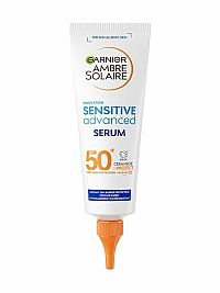 Garnier Ambre Solaire Sensitive Advanced Serum SPF50+ vodeodolná opaľovací prípravok na telo 125 ml
