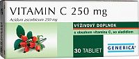 GENERICA Vitamin C 250 mg tbl 1x30 ks
