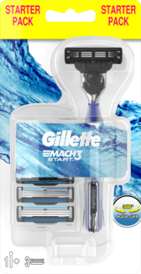 Gillette Mach3 Start strojček+ 3 NH 1×1 set