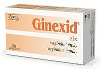 GINEXID vaginálne čapíky sup vag 10x2 g