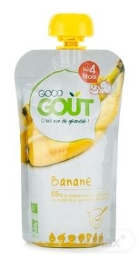 Good Gout BIO Banán ovocný príkrm (od ukonč. 4. mesiaca) 1x120 g