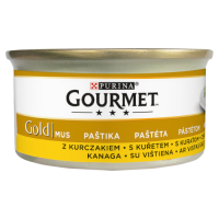 Gourmet Gold konz. kočka jemná paštika s kuř.masem 85 g