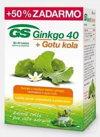 GS Ginkgo 40 + Gotu kola tbl 80+40 (120 ks)