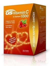 GS Vitamín C 1000 so šípkami 120 tabliet