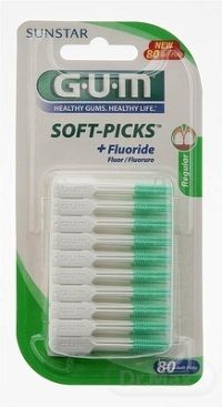 GUM SoftPicks medzizubné kefky 80ks