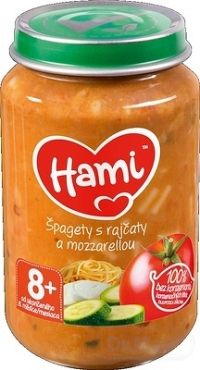 Hami príkrm Špagety s paradajkami a mozzarellou 1×200 g, zeleninový príkrm