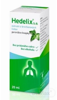 HEDELIX S.A. gtt por (liek.skl.hnedá) 1x20 ml