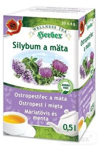 HERBEX Silybum a mäta 20×4 g, bylinná zmes