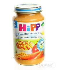 HiPP Príkrm Cestoviny šunka so zeleninou 1×220 g, cestoviny so šunkou a zeleninou pre deti
