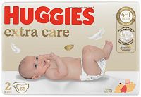 HUGGIES Extra Care 2 58 ks