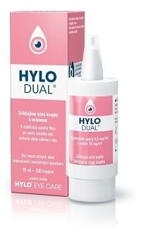HYLO-DUAL zvlhčujúce očné kvapky 1x10 ml