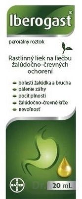 Iberogast sol por (fľ.skl.hnedá) 1x20 ml